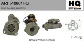 HQ ARF510801HQ - ARR NUEVO BOSCH Type 24V 5,50kW 11T CW