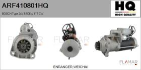 HQ ARF410801HQ - ARR NUEVO BOSCH Type 24V 5,50kW 11T CW