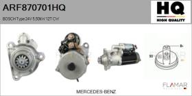 HQ ARF870701HQ - ARR NUEVO BOSCH Type 24V 5,50kW 12T CW