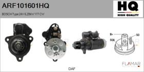 HQ ARF101601HQ - ARR NUEVO BOSCH Type 24V 6,20kW 11T CW
