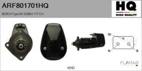 HQ ARF801701HQ - ARR NUEVO BOSCH Type 24V 6,60kW 11T CW