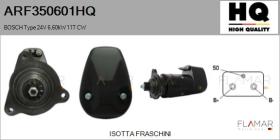 HQ ARF350601HQ - ARR NUEVO BOSCH Type 24V 6,60kW 11T CW