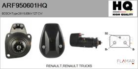 HQ ARF950601HQ - ARR NUEVO BOSCH Type 24V 6,60kW 12T CW