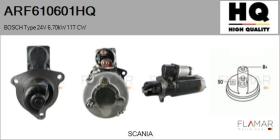 HQ ARF610601HQ - ARR NUEVO BOSCH Type 24V 6,70kW 11T CW