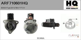 HQ ARF710601HQ - ARR NUEVO BOSCH Type 24V 6,70kW 11T CW
