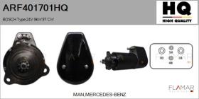 HQ ARF401701HQ - ARR NUEVO BOSCH Type 24V 9,00kW 9T CW