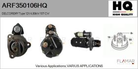 HQ ARF350106HQ - ARR NUEVO DELCOREMY Type 12V 10T CW