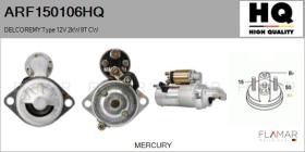 HQ ARF150106HQ - ARR NUEVO DELCOREMY Type 12V 2,00kW 9T CW