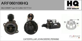 HQ ARF060106HQ - ARR NUEVO DELCOREMY Type 12V 3,20kW 10/11T CW
