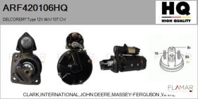 HQ ARF420106HQ - ARR NUEVO DELCOREMY Type 12V 4,00kW 10T CW