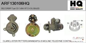 HQ ARF130106HQ - ARR NUEVO DELCOREMY Type 12V 9T CW