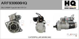 HQ ARF930606HQ - ARR NUEVO DELCOREMY Type 24V 4,00kW 10T CW
