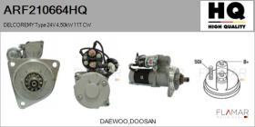 HQ ARF210664HQ - ARR NUEVO DELCOREMY Type 24V 4,50kW 11T CW