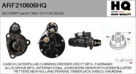 HQ ARF210606HQ - ARR NUEVO DELCOREMY Type 24V 7,60kW 12T CW OIL SEALED