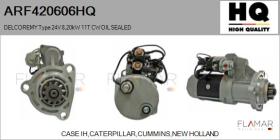 HQ ARF420606HQ - ARR NUEVO DELCOREMY Type 24V 8,20kW OIL SEALED