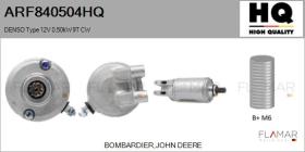HQ ARF840504HQ - ARR NUEVO DENSO Type 12V 0,50kW 9T CW