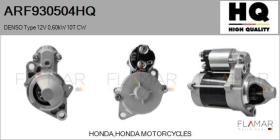 HQ ARF930504HQ - ARR NUEVO DENSO Type 12V 0,60kW 10T CW
