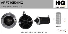 HQ ARF740504HQ - ARR NUEVO DENSO Type 12V 0,70kW 13T CCW