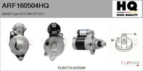 HQ ARF160504HQ - ARR NUEVO DENSO Type 12V 0,70kW 9T CCW
