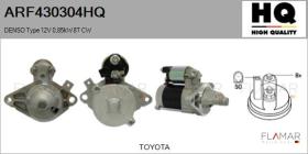 HQ ARF430304HQ - ARR NUEVO DENSO Type 12V 0,85kW 8T CW