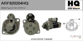 HQ ARF820204HQ - ARR NUEVO DENSO Type 12V 1,00kW 13/15T CW