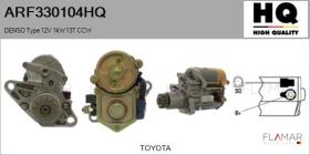 HQ ARF330104HQ - ARR NUEVO DENSO Type 12V 1,00kW 13T CCW