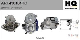 HQ ARF430104HQ - ARR NUEVO DENSO Type 12V 1,00kW 9T CW