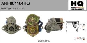 HQ ARF001104HQ - ARR NUEVO DENSO Type 12V 1,00kW 9T CW