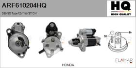 HQ ARF610204HQ - ARR NUEVO DENSO Type 12V 1,00kW 9T CW