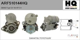 HQ ARF510144HQ - ARR NUEVO DENSO Type 12V 1,00kW 9T CW