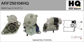 HQ ARF250104HQ - ARR NUEVO DENSO Type 12V 1,00kW 9T CW
