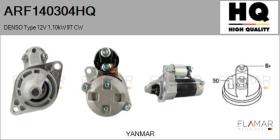 HQ ARF140304HQ - ARR NUEVO DENSO Type 12V 1,10kW 9T CW