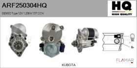 HQ ARF250304HQ - ARR NUEVO DENSO Type 12V 1,20kW 13T CCW
