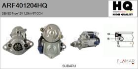HQ ARF401204HQ - ARR NUEVO DENSO Type 12V 1,20kW 9T CCW