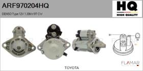 HQ ARF970204HQ - ARR NUEVO DENSO Type 12V 1,30kW 9T CW