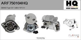 HQ ARF750104HQ - ARR NUEVO DENSO Type 12V 1,40kW 10T CW