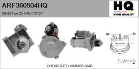 HQ ARF360504HQ - ARR NUEVO DENSO Type 12V 1,40kW 11T CCW