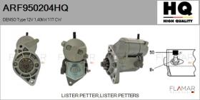 HQ ARF950204HQ - ARR NUEVO DENSO Type 12V 1,40kW 11T CW