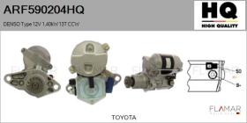 HQ ARF590204HQ - ARR NUEVO DENSO Type 12V 1,40kW 13T CCW