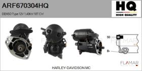 HQ ARF670304HQ - ARR NUEVO DENSO Type 12V 1,40kW 18T CW