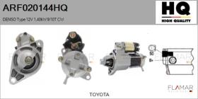 HQ ARF020144HQ - ARR NUEVO DENSO Type 12V 1,40kW 9/10T CW