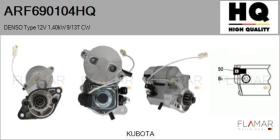 HQ ARF690104HQ - ARR NUEVO DENSO Type 12V 1,40kW 9/13T CW
