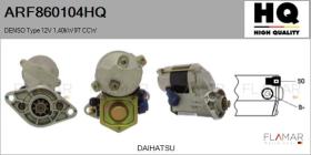 HQ ARF860104HQ - ARR NUEVO DENSO Type 12V 1,40kW 9T CCW