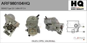 HQ ARF980104HQ - ARR NUEVO DENSO Type 12V 1,40kW 9T CW