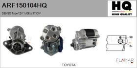 HQ ARF150104HQ - ARR NUEVO DENSO Type 12V 1,40kW 9T CW