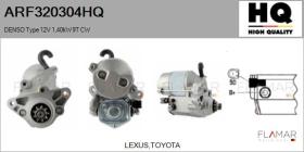 HQ ARF320304HQ - ARR NUEVO DENSO Type 12V 1,40kW 9T CW