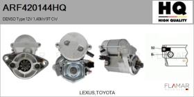 HQ ARF420144HQ - ARR NUEVO DENSO Type 12V 1,40kW 9T CW