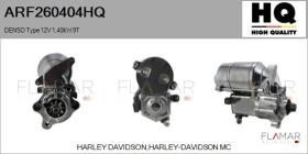 HQ ARF260404HQ - ARR NUEVO DENSO Type 12V 1,4kW 9T