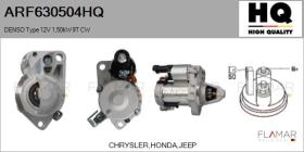 HQ ARF630504HQ - ARR NUEVO DENSO Type 12V 1,50kW 9T CW