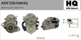 HQ ARF230104HQ - ARR NUEVO DENSO Type 12V 1,60kW 9T CW